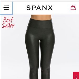 Spanx Faux Leather leggings